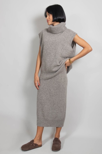 Юбка теплая шерстяная удлинённая 1921-96-М