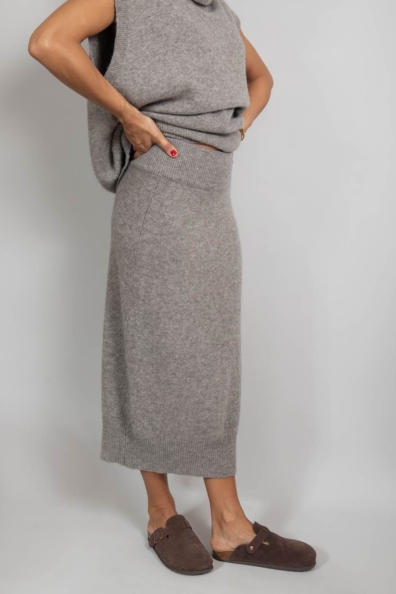 Юбка теплая шерстяная удлинённая 1921-96-М