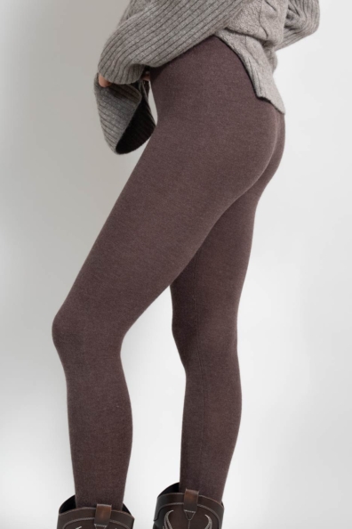 Легинсы кашемир-шёлк бежевые 189-КН-6