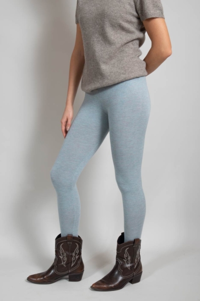 Легинсы кашемир-шёлк голубые 189-КН-8