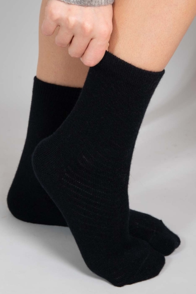 Носки кашемировые черные 112-13