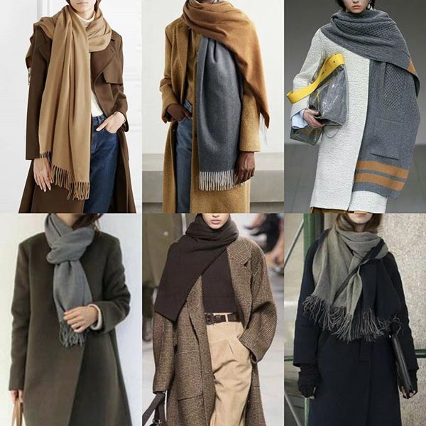 С чем носить кашемировый шарф