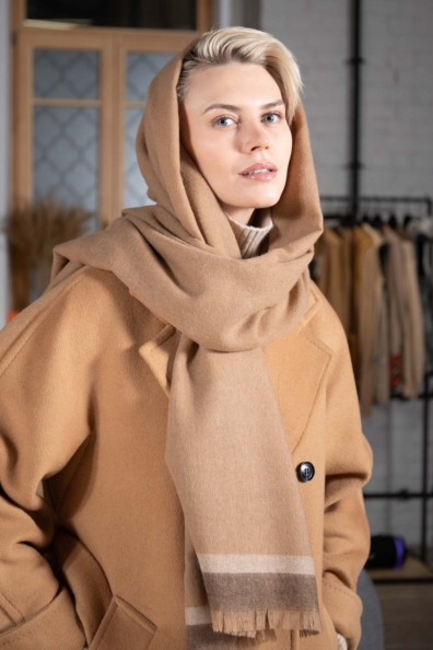 Палантин из верблюжьей шерсти 113-46