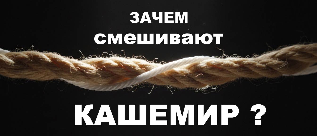 Зачем смешивают кашемир?